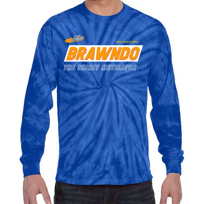 What Plants Crave Brawndo Tie-Dye Long Sleeve Shirt