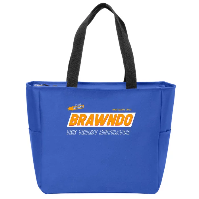 What Plants Crave Brawndo Zip Tote Bag