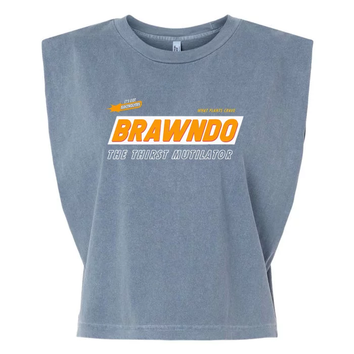 What Plants Crave Brawndo Garment-Dyed Women's Muscle Tee