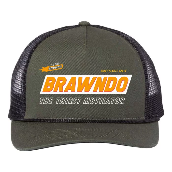 What Plants Crave Brawndo Retro Rope Trucker Hat Cap