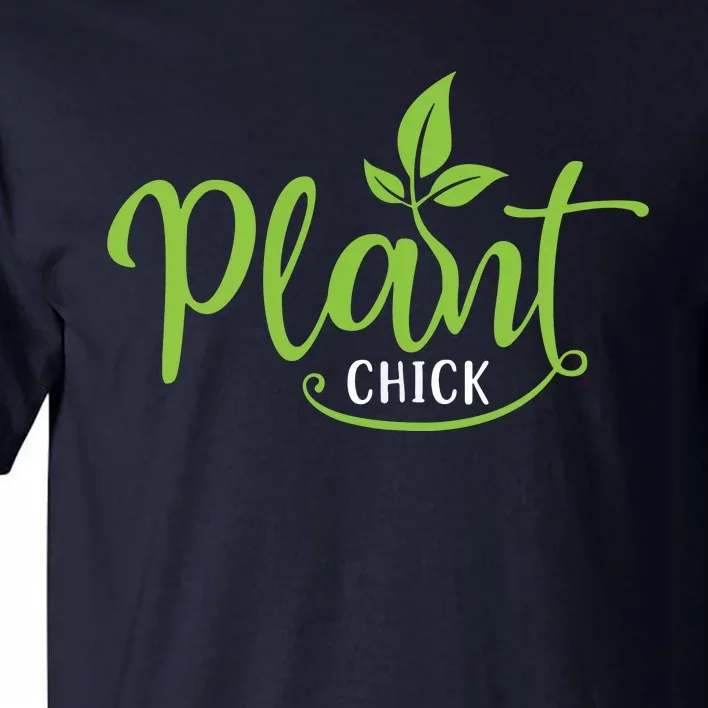 Womens Plant Chick Vegan Vegetarian Tall T-Shirt