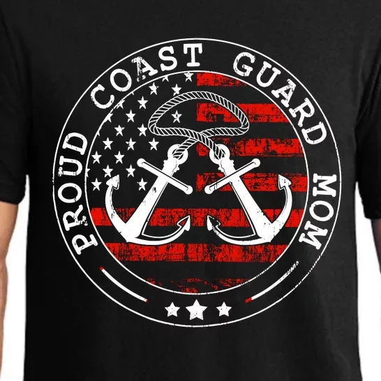 Wo Proud Coast Guard Mom Us Military Mothers Day Wo Pajama Set