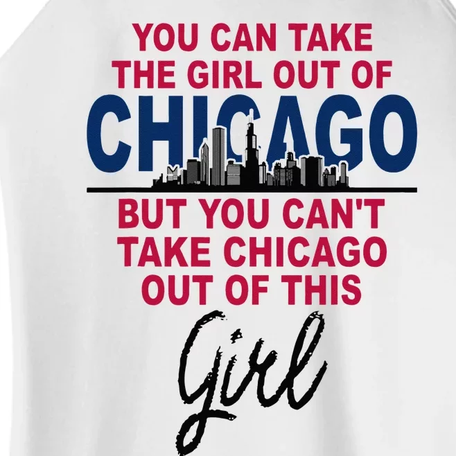 Womens Proud Chicago Chicago Girl Moved From Chicago Women’s Perfect Tri Rocker Tank