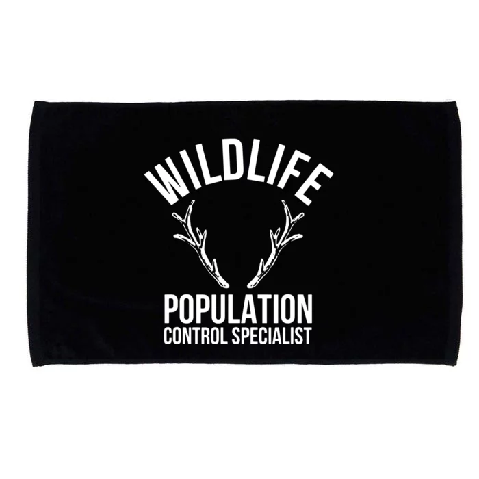 Wildlife Population Control Specialist Deer Hunting Microfiber Hand Towel