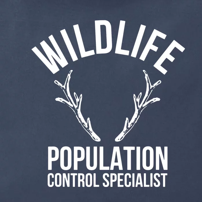 Wildlife Population Control Specialist Deer Hunting Zip Tote Bag