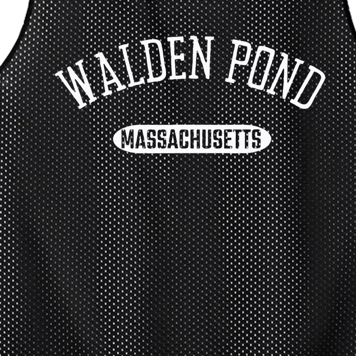 Walden Pond Classic Style Walden Pond Massachusetts Ma Mesh Reversible Basketball Jersey Tank