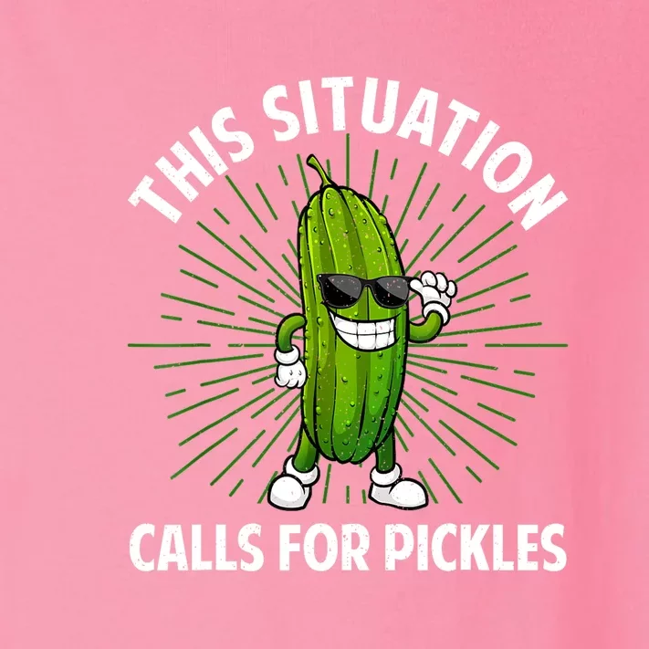 Women Pickle Cucumber Dill Pickle Lover Gift Toddler Long Sleeve Shirt