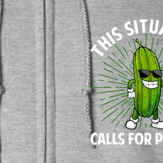 Women Pickle Cucumber Dill Pickle Lover Gift Full Zip Hoodie