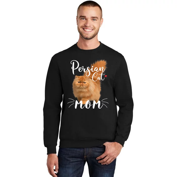 Womens Persian Cat Mom Female Cat Owner Persian Kitty Sweatshirt