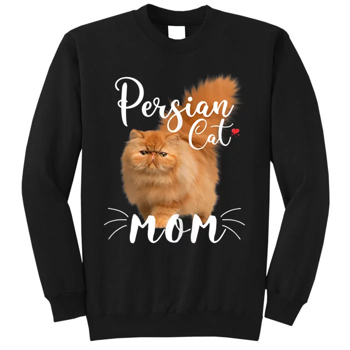 Womens Persian Cat Mom Female Cat Owner Persian Kitty Sweatshirt