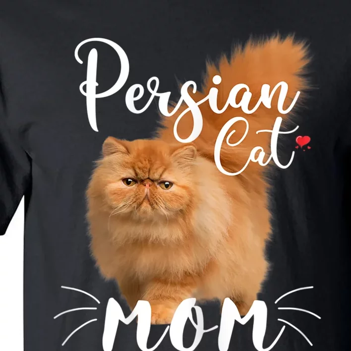 Womens Persian Cat Mom Female Cat Owner Persian Kitty Tall T-Shirt