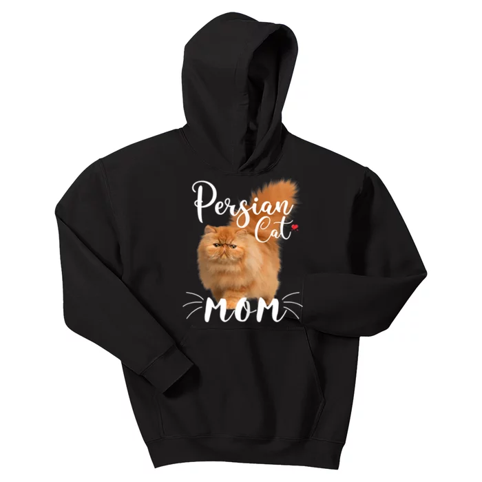 Womens Persian Cat Mom Female Cat Owner Persian Kitty Kids Hoodie