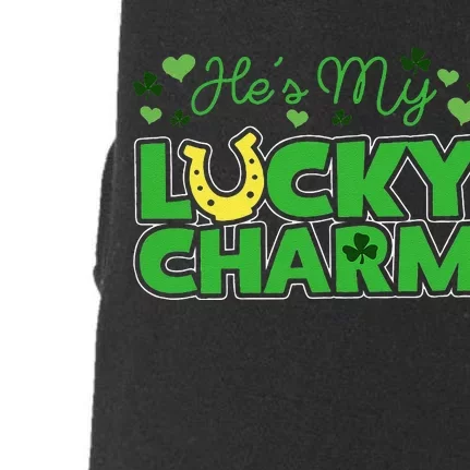 WoSt. Patrick's Day Lucky Charm Irish Gift Shamrock Beer Doggie 3-End Fleece Hoodie