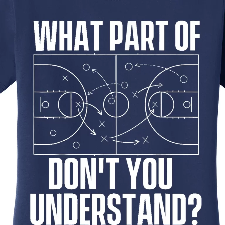 What Part Don't You Understand - Basketball Coach Women's T-Shirt