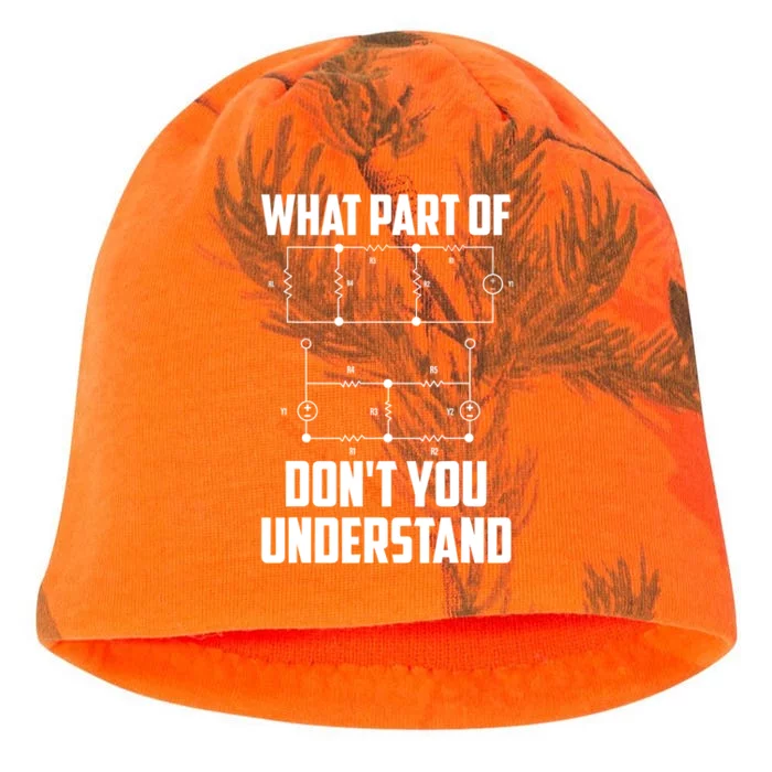 What Part Don't You Understand Engineering Funny Gift Kati - Camo Knit Beanie