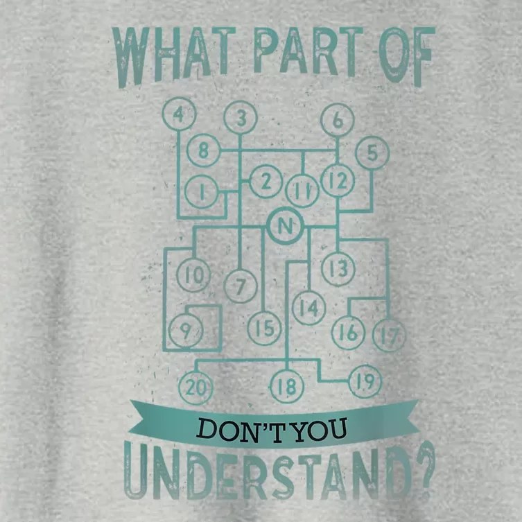 What Part Don't You Understand? Truck Gear Trucker Driver Gift Women's Crop Top Tee