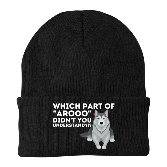 Which Part DidnT You Understand Siberian Husky Lover Sibe Knit Cap Winter Beanie