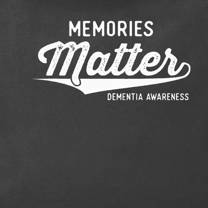 Wear Purple Dementia Awareness Gifts Memories Matter Zip Tote Bag