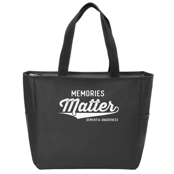 Wear Purple Dementia Awareness Gifts Memories Matter Zip Tote Bag