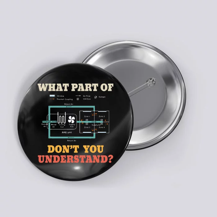 What Part Dont You Understand Funny HVAC Installer Button