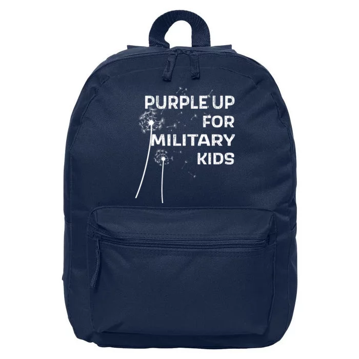 Wear Purple Dandelion Wishes 16 in Basic Backpack