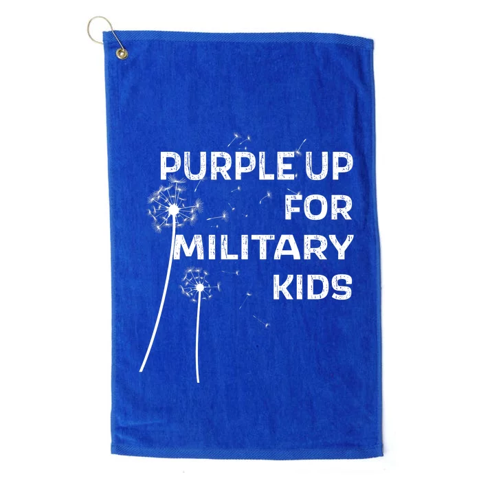 Wear Purple Dandelion Wishes Platinum Collection Golf Towel