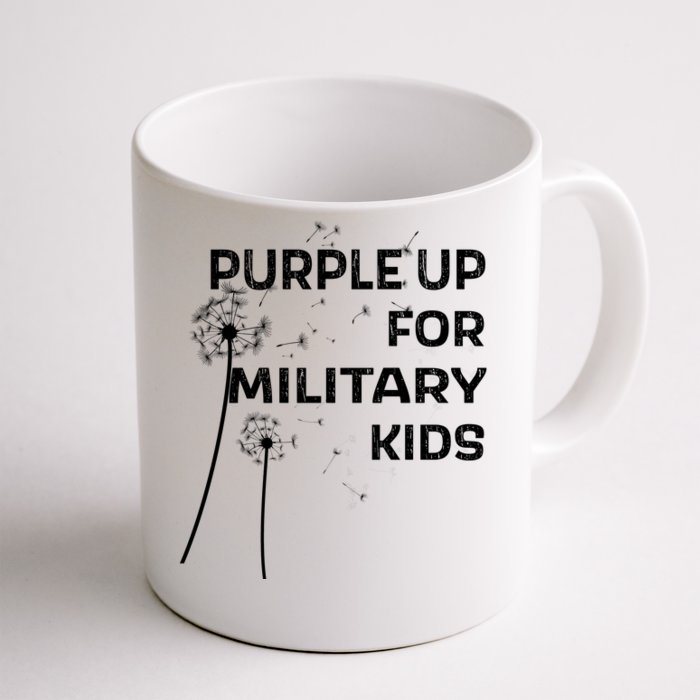 Wear Purple Dandelion Wishes Front & Back Coffee Mug