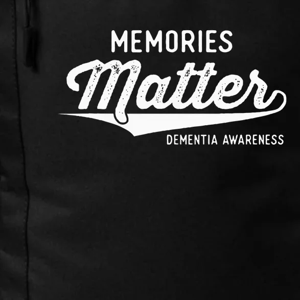 Wear Purple Dementia Awareness Gifts Memories Matter Daily Commute Backpack