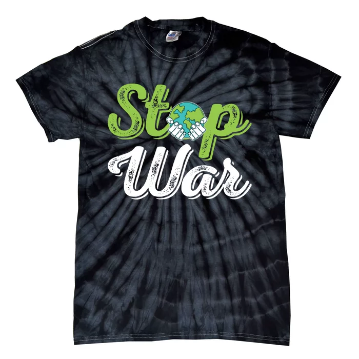 World Peace Day Motif Tie-Dye T-Shirt