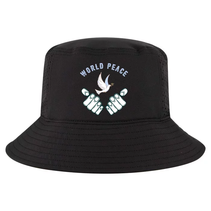 World Peace Emblem Cool Comfort Performance Bucket Hat