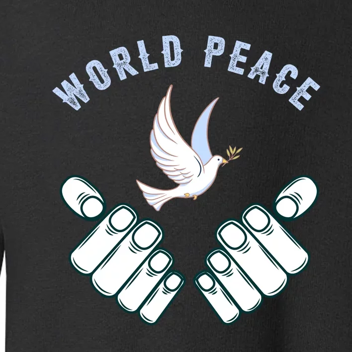 World Peace Emblem Toddler Sweatshirt