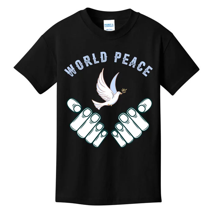 World Peace Emblem Kids T-Shirt