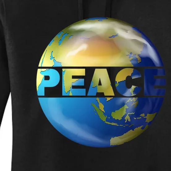 World Peace Earth Day Conscious Humanity Love & Kindness Women's Pullover Hoodie