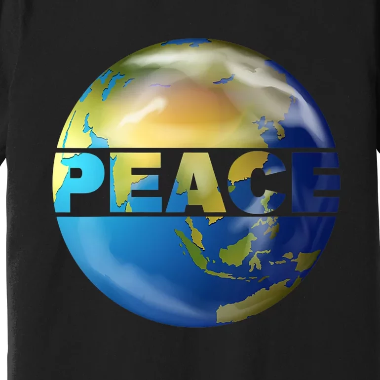 World Peace Earth Day Conscious Humanity Love & Kindness Premium T-Shirt