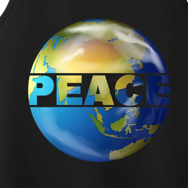 World Peace Earth Day Conscious Humanity Love & Kindness Performance Tank