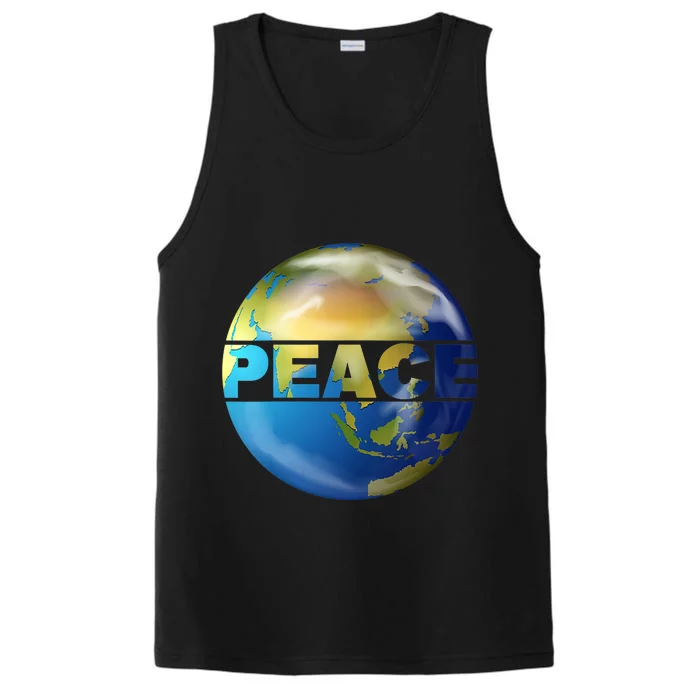 World Peace Earth Day Conscious Humanity Love & Kindness Performance Tank