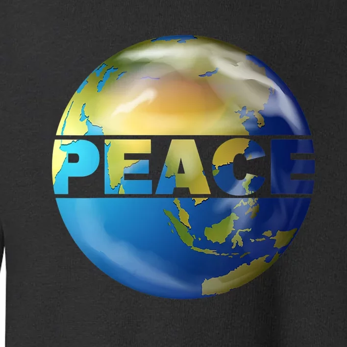 World Peace Earth Day Conscious Humanity Love & Kindness Toddler Sweatshirt