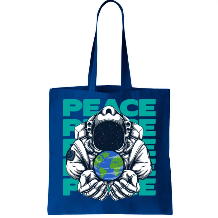 World Peace Earth Planet Astronaut Design Gift Tote Bag