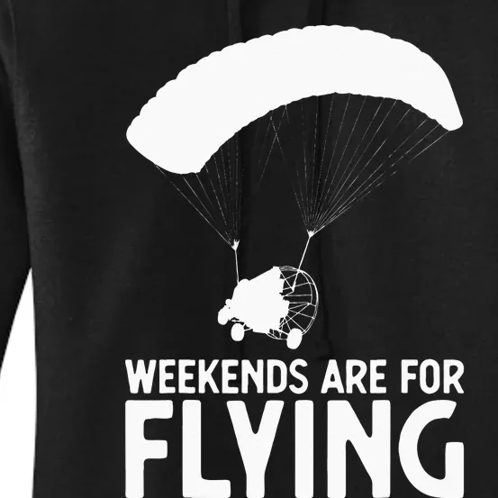 Weekends PPC Flying Powered Parachute Women's Pullover Hoodie