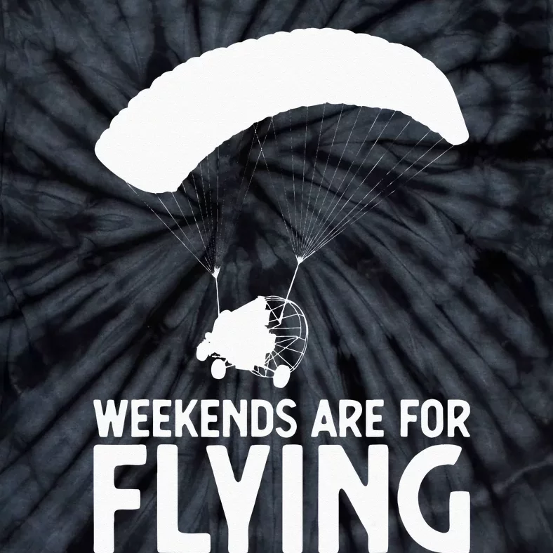 Weekends PPC Flying Powered Parachute Tie-Dye T-Shirt