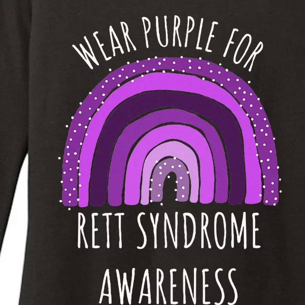 Wear Purple For Rett Syndrome Awareness Month Rett Syndrome Womens CVC Long Sleeve Shirt