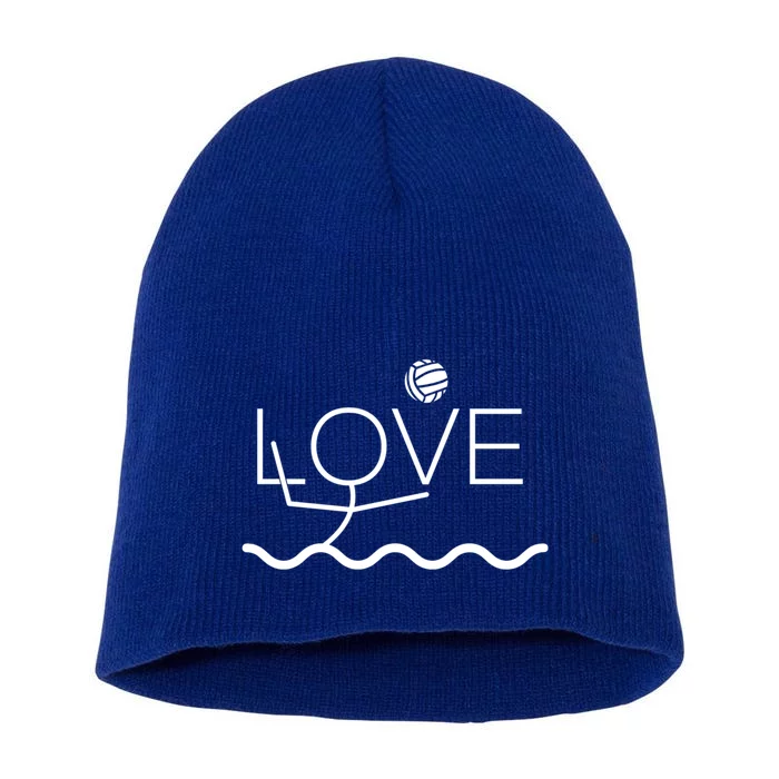 Water Polo Funny Gift Love Pool Sport Funny Gift Short Acrylic Beanie