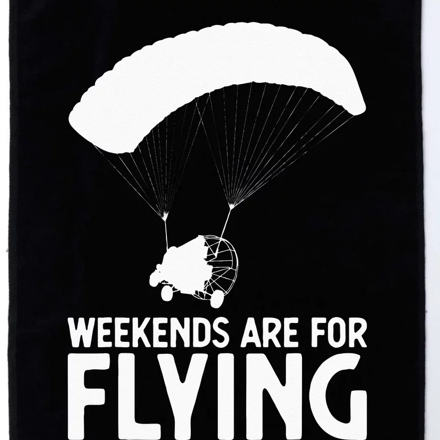 Weekends PPC Flying Powered Parachute Platinum Collection Golf Towel