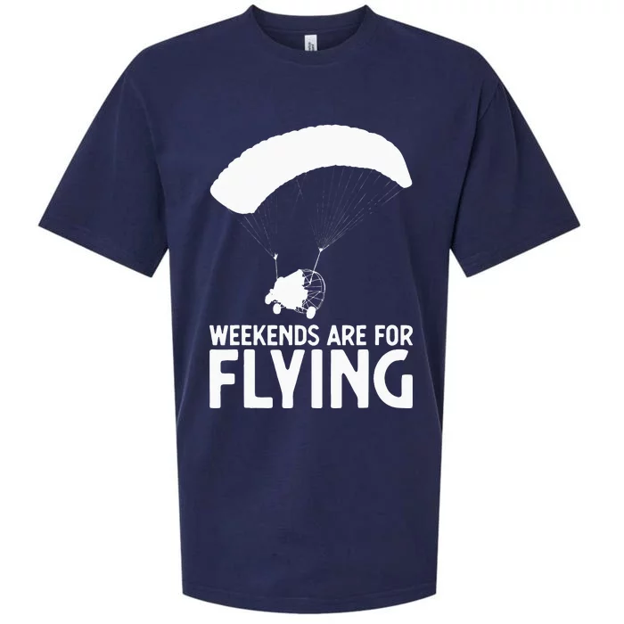 Weekends PPC Flying Powered Parachute Sueded Cloud Jersey T-Shirt