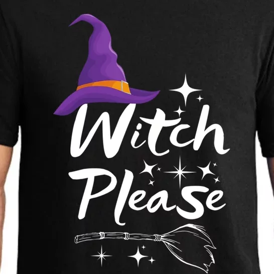 Witch Please Funny Humorous Halloween Party Costume Saying Cute Gift Pajama Set