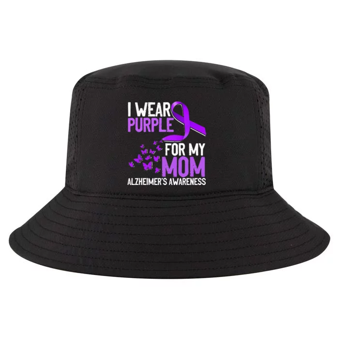 Wear Purple For My Mom Alzheimer´s Awareness Cool Comfort Performance Bucket Hat