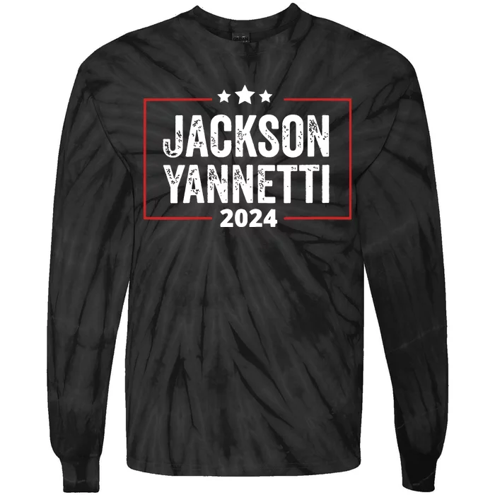 Women President For 2024 Sarcastic Jackson Tie-Dye Long Sleeve Shirt