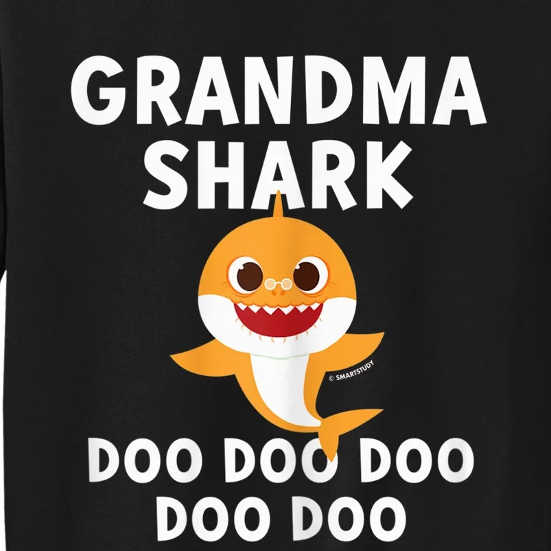 Wo Pink fong Grandma Shark Tall Sweatshirt