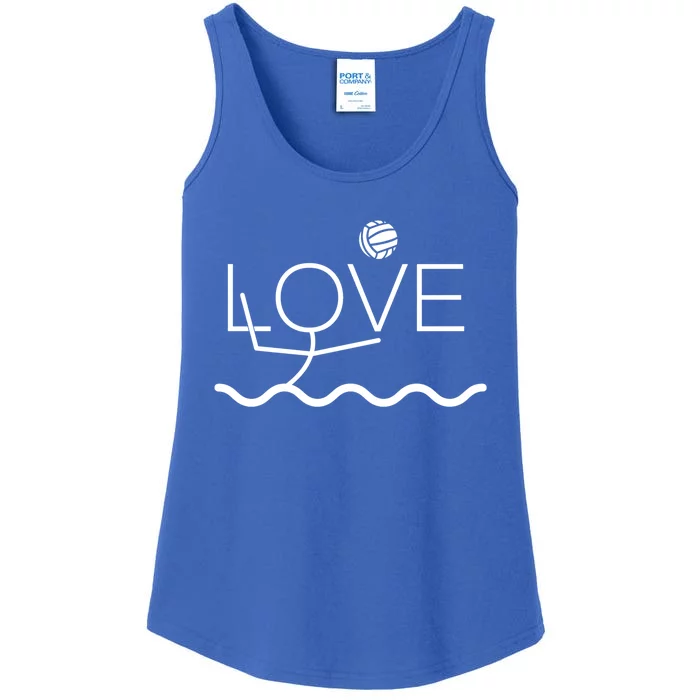 Water Polo Funny Gift Love Pool Sport Gift Ladies Essential Tank