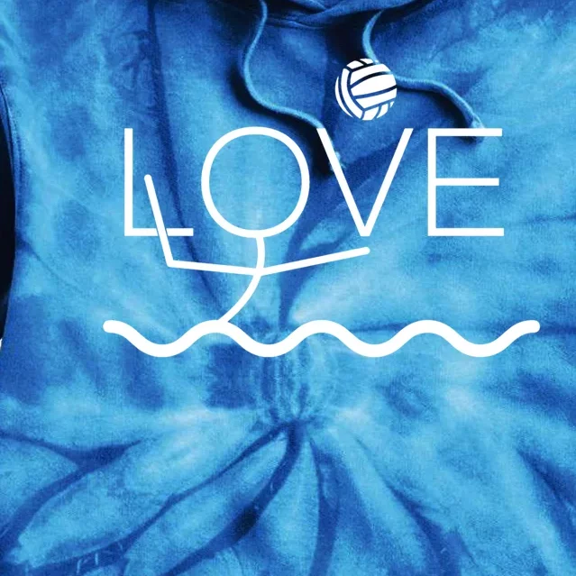 Water Polo Funny Gift Love Pool Sport Gift Tie Dye Hoodie